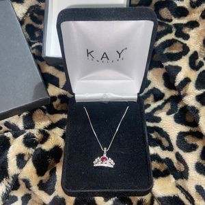 Brand new princess crown necklace